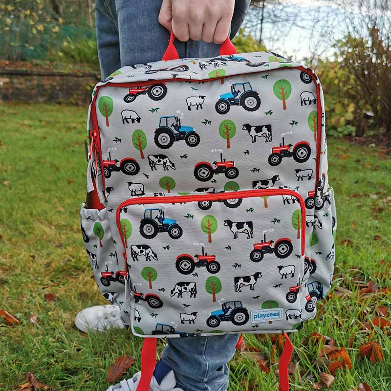 boys tractor backpack